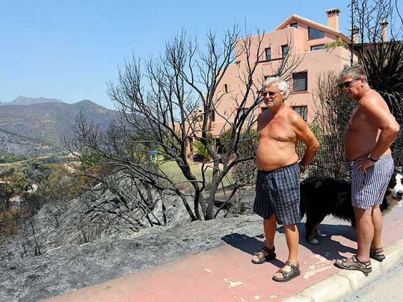 El incendio de Mijas, estabilizado