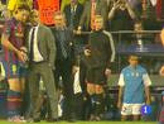 Telediario 1 - Guardiola prefiere jugar contra 'Ibra'