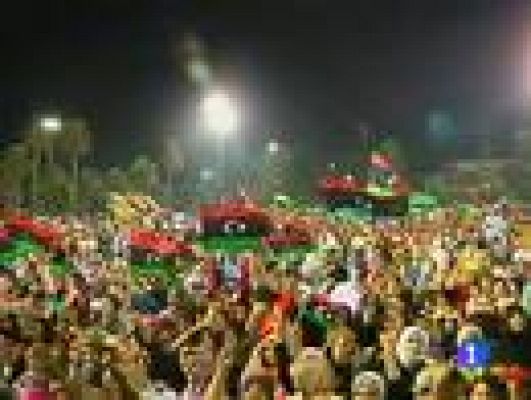 Telediario 1 - Libia en democracia