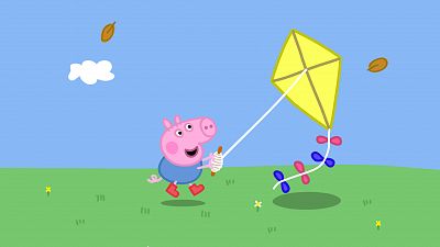 Flying a kite