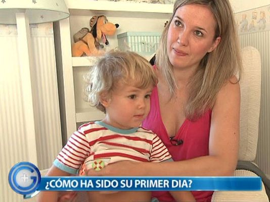 +Gente - El primer día de colegio de Adrián