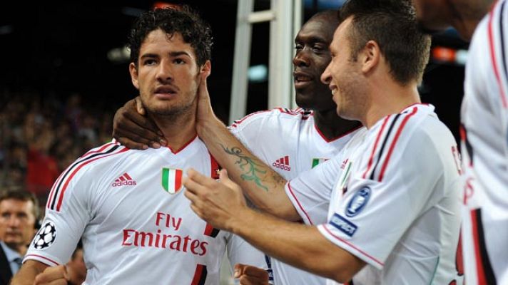 Champions League - Pato adelanta al Milan (0-1)