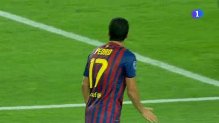 Champions League - Pedro empata el partido (1-1)