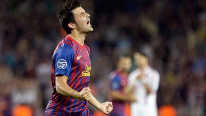 Champions League - Villa pone delante al Barça (2-1)