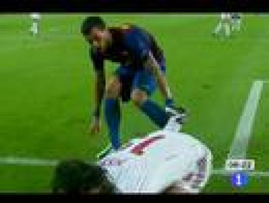 Telediario 1 - Mazazo al Barça en el último minuto