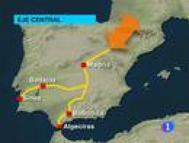 Eje 16: Una línea de mercancías para unir Lisboa y Algeciras con Europa