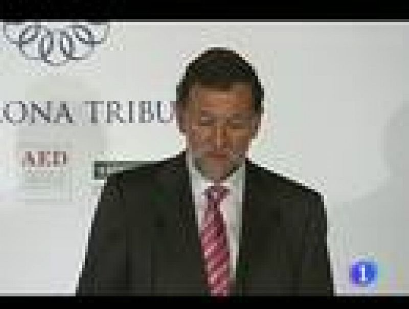 Rajoy ha hablado de las primeras medidas económicas que adoptará si es presidente 