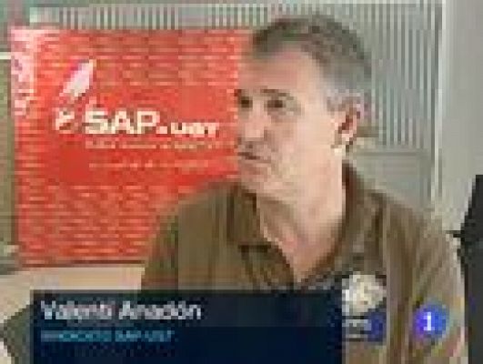 Telediario 1 - Los policías reclaman chalecos antibalas