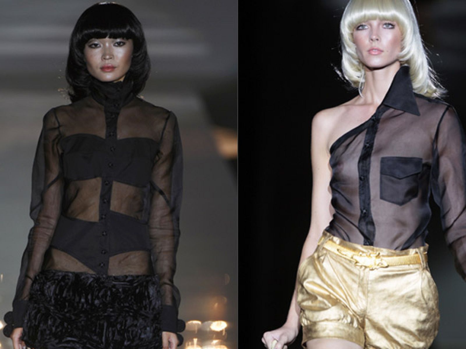 Negro, oro, ámbar y glamour en el desfile de Roberto Verino, este viernes en Cibeles Fashion Week 2011 | Ver