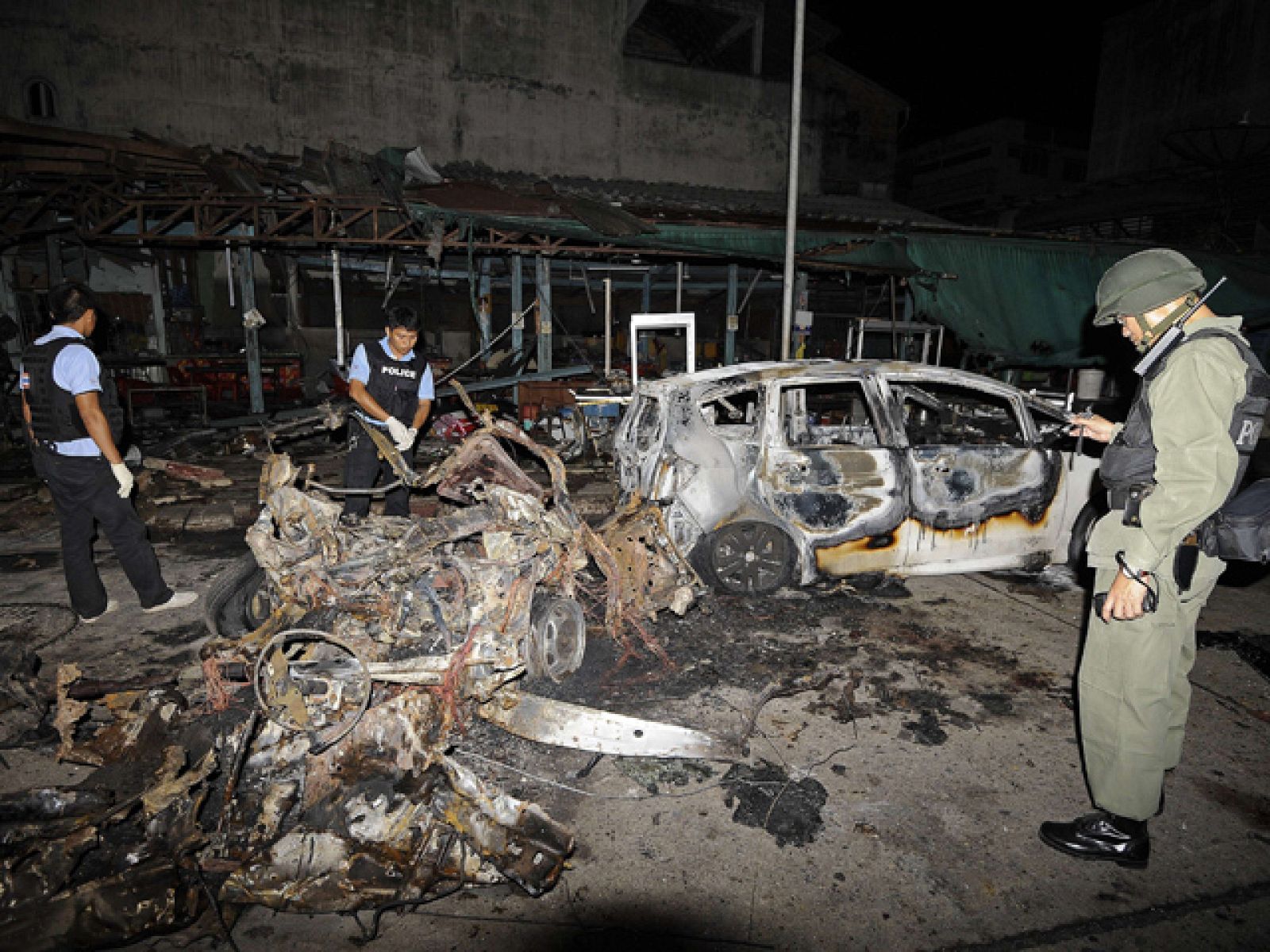 Cuatro muertos en un atentado en Tailandia