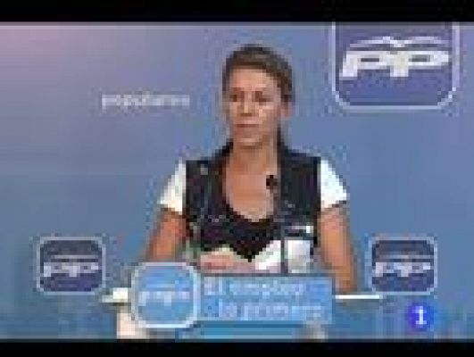 Telediario 1 - Cospedal acusa al Gobierno de hacer demagogia