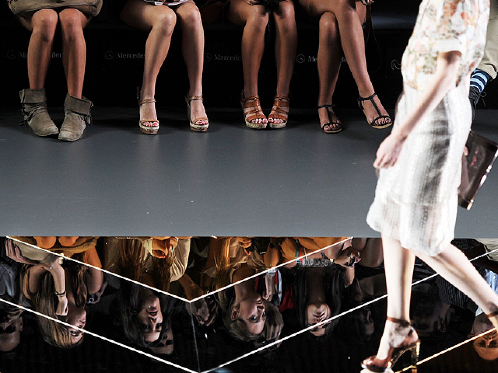 Es lo último en el lenguaje de la moda: " look-booK, front-road, mixing, total look"