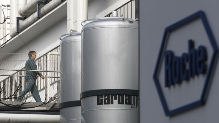 Telediario 1 - Roche corta el suministro a Grecia