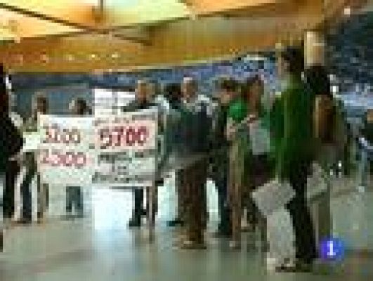 Telediario 1 - Huelga de profesores