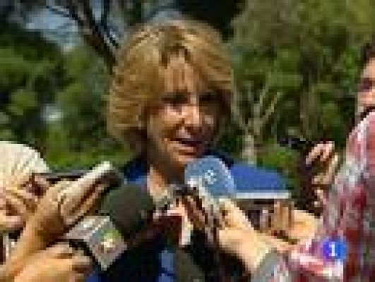 Telediario 1 - Reflexión de Aguirre ante la huelga