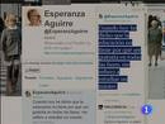 Telediario 1 - Aguirre propone rebajar las fases gratuitas de la educación y aclara que se refería al master