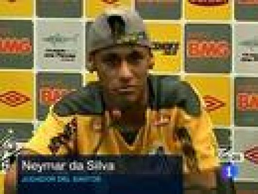 Telediario 1 - Neymar: "No he firmado con el Madrid"