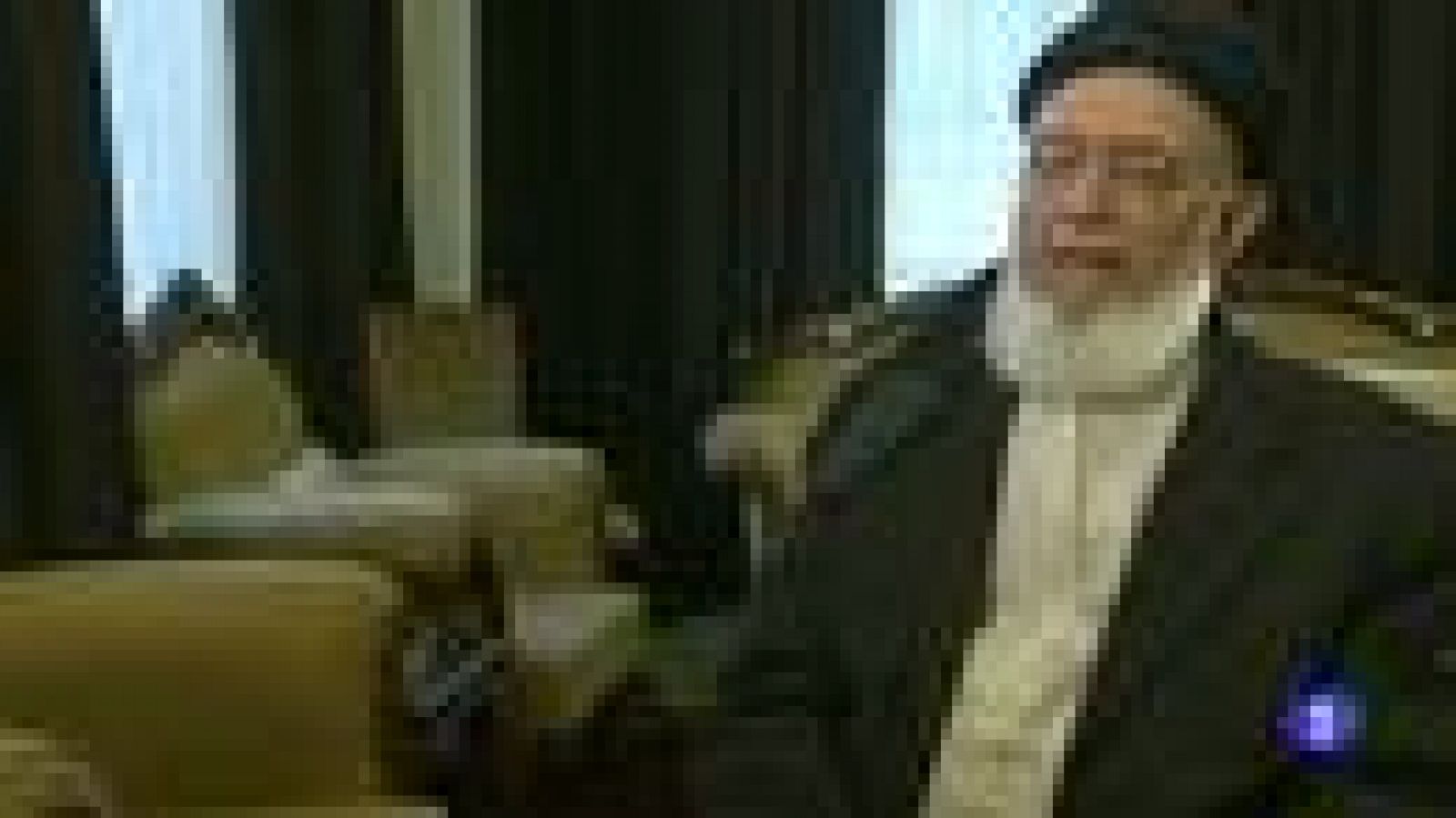 El expresidente afgano Rabbani habló en exclusiva para 'En portada' sobre su misión al frente de la Comisión de Paz. "La guerra no es la solución", defendía.