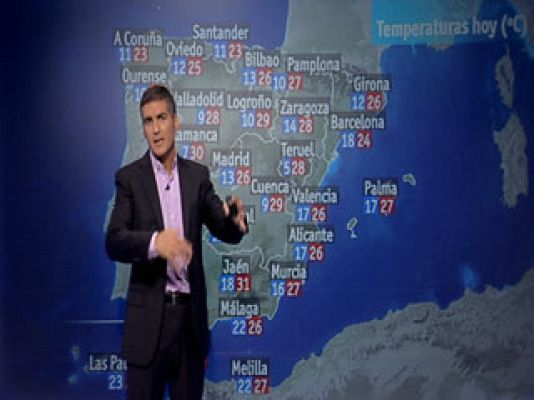 El tiempo - Nubes y lluvias en el norte
