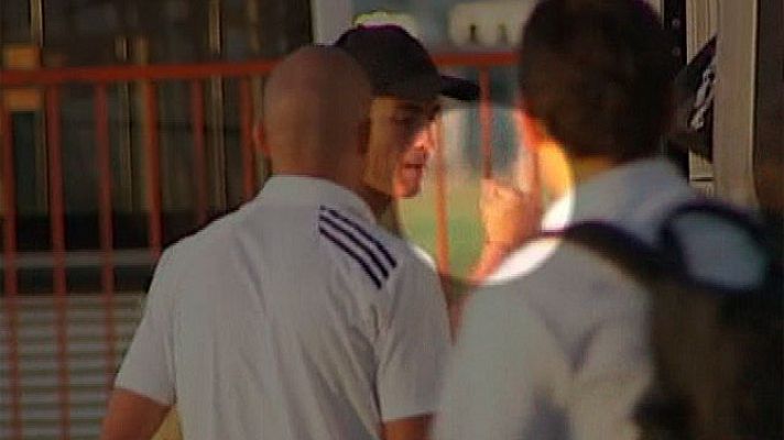 La 'peineta' de Cristiano Ronaldo en Santander