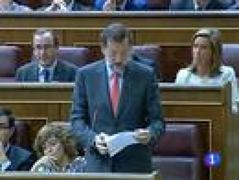 El líder del PP ha reprochado al presidente su responsabilidad en la crisis 