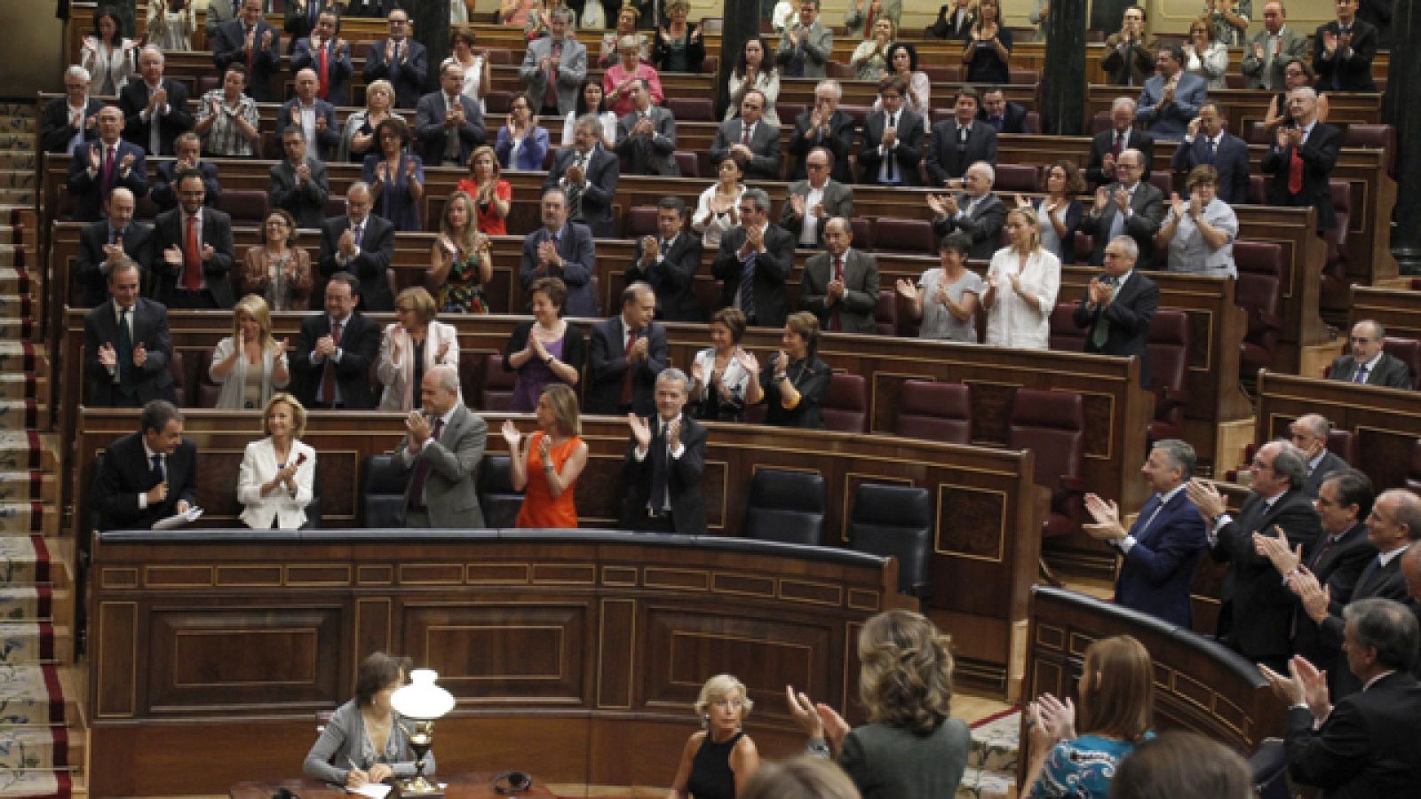 Último cara a cara entre Zapatero y Rajoy de la legislatura