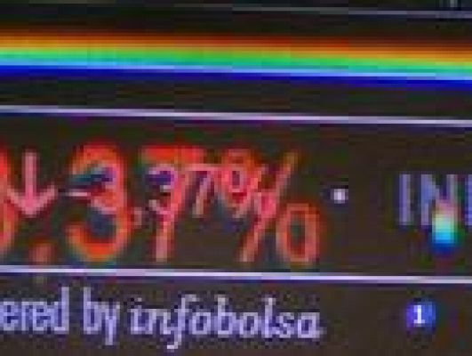 Telediario 1 - Nervios y caídas en las bolsas