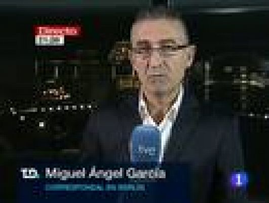 Telediario 1 - El papa en Berlín