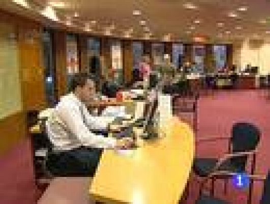 Telediario 1 - Capitalización de la banca europea