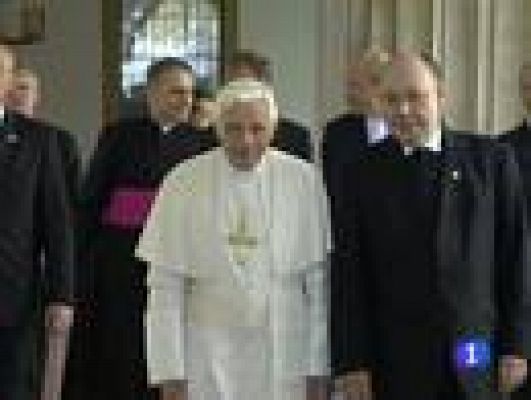 Telediario 1 - Papa en Alemania