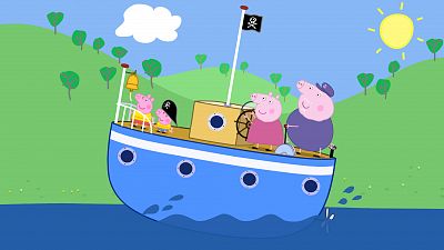 Grandpa pig's boat