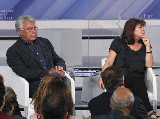 Telediario 1 - González pide eurobonos ya