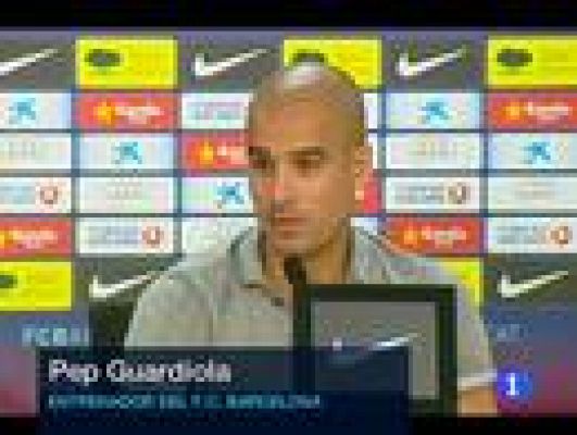 Telediario 1 - Guardiola:"Hay que seguir creciendo"