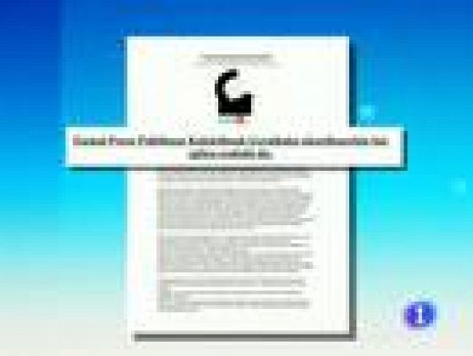 Telediario 1 - Comunicado de ETA