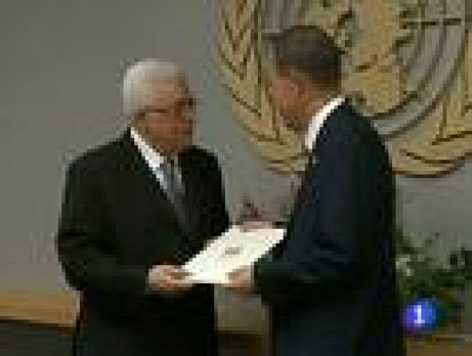 Telediario 1 - Palestina, más cerca de la ONU