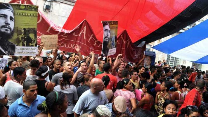 Informativo 24h - Protestas en Cuba por los derechos humanos