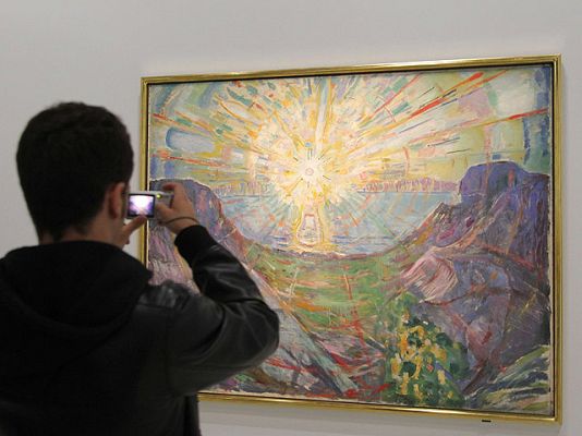 Telediario 1 - Homenaje a la obra de Munch en el Centro Pompidou de París