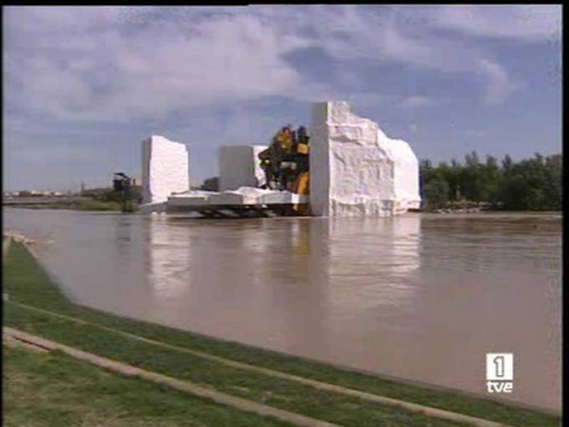 Se ultiman los preparativos para que el exceso de caudal del Ebro no cause problemas en la inauguración de la Expo.