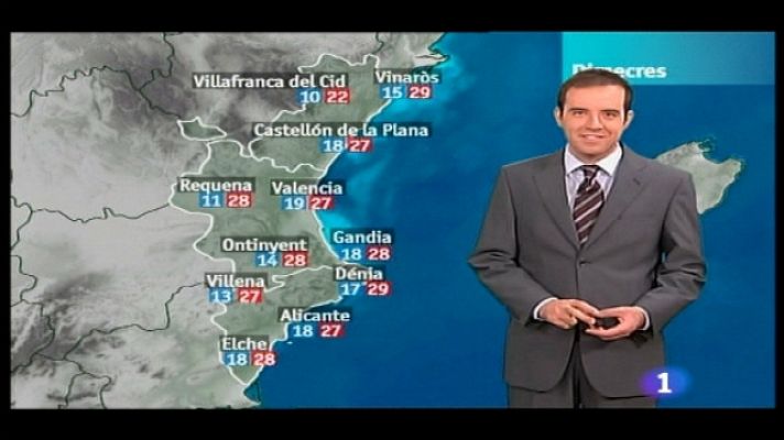 El tiempo en la Comunidad Valenciana - 27/09/11