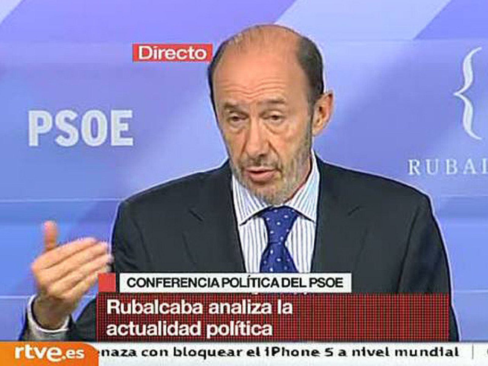 Rubalcaba denuncia las "líneas rojas" que traspasa el PP en educación y sanidad - Informativo 24h | Ver