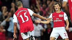 El Arsenal gana sufriendo (2-1) al Olympiakos