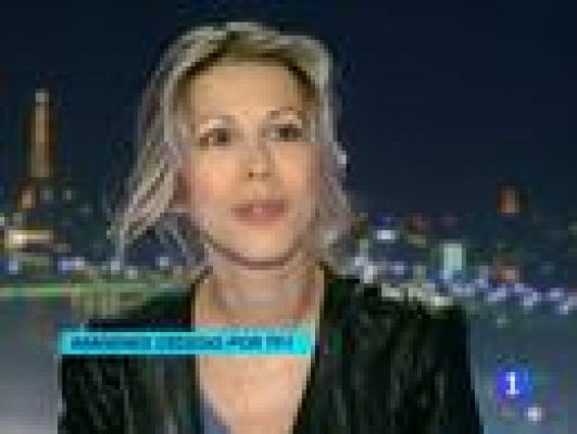 Telediario 1 - Careo entre Strauss-Kahn y la periodista francesa que lo acusa de intento de violación