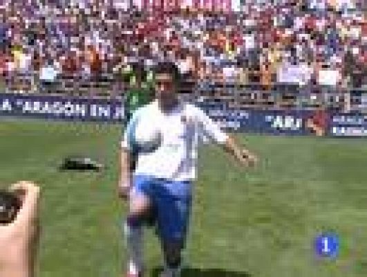 Telediario 1 - Matuzalem, tranquilidad en Zaragoza