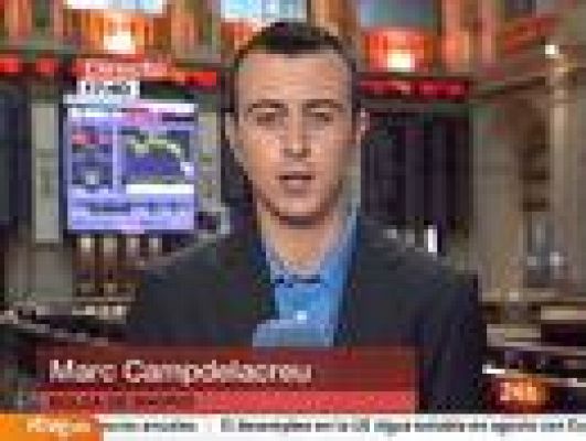 Telediario 1 - Mes de pérdidas en las bolsas