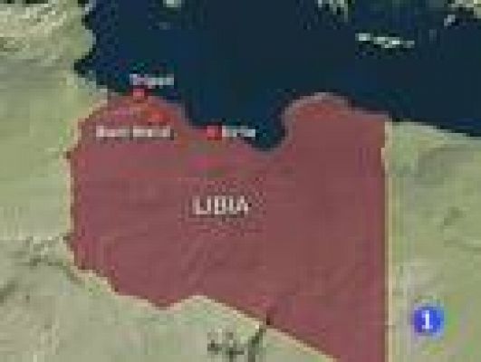 Telediario 1 - Continúan los conflictos libios