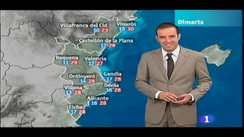  El tiempo en la Comunidad Valenciana - 03/10/11 - Ver ahora