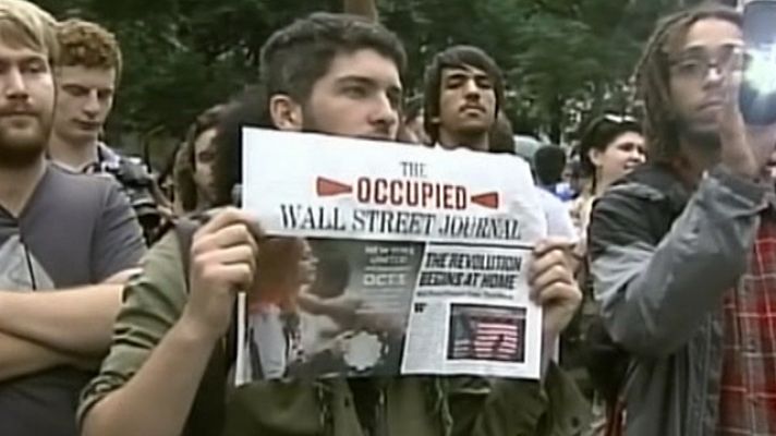 Telediario 1 - "Ocupemos Wall Street"