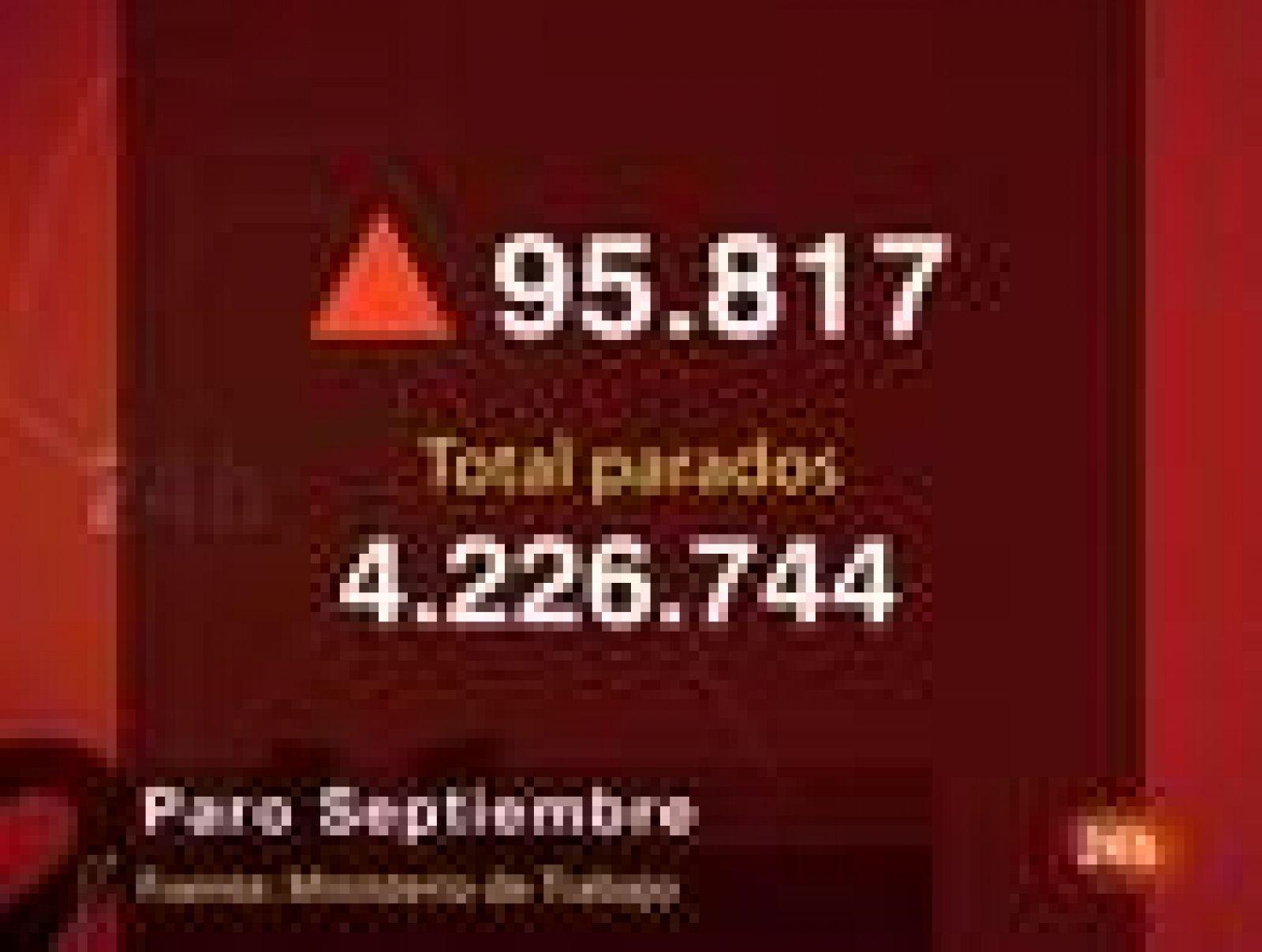 El paro en septiembre sube en 95.817 personas