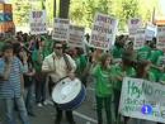 Quinta jornada de huelga en Madrid
