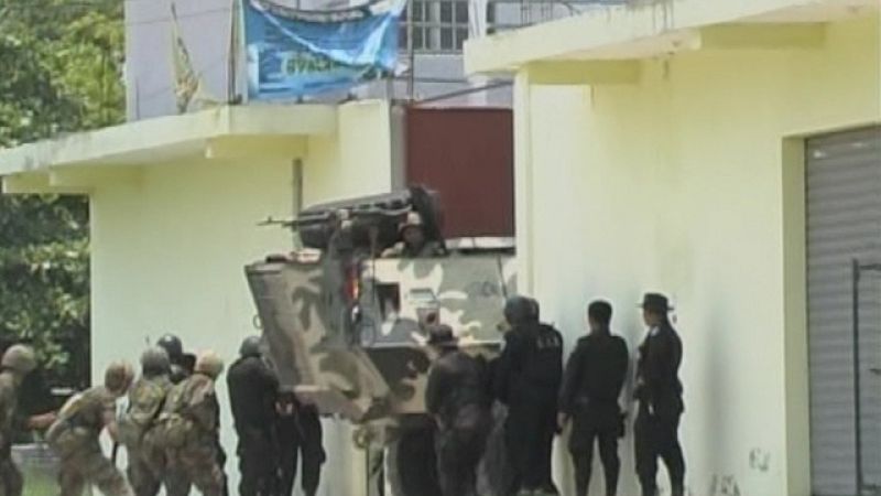 Vídeo de los Zetas en el que aparecen sus máximos dirigentes en Guatemala